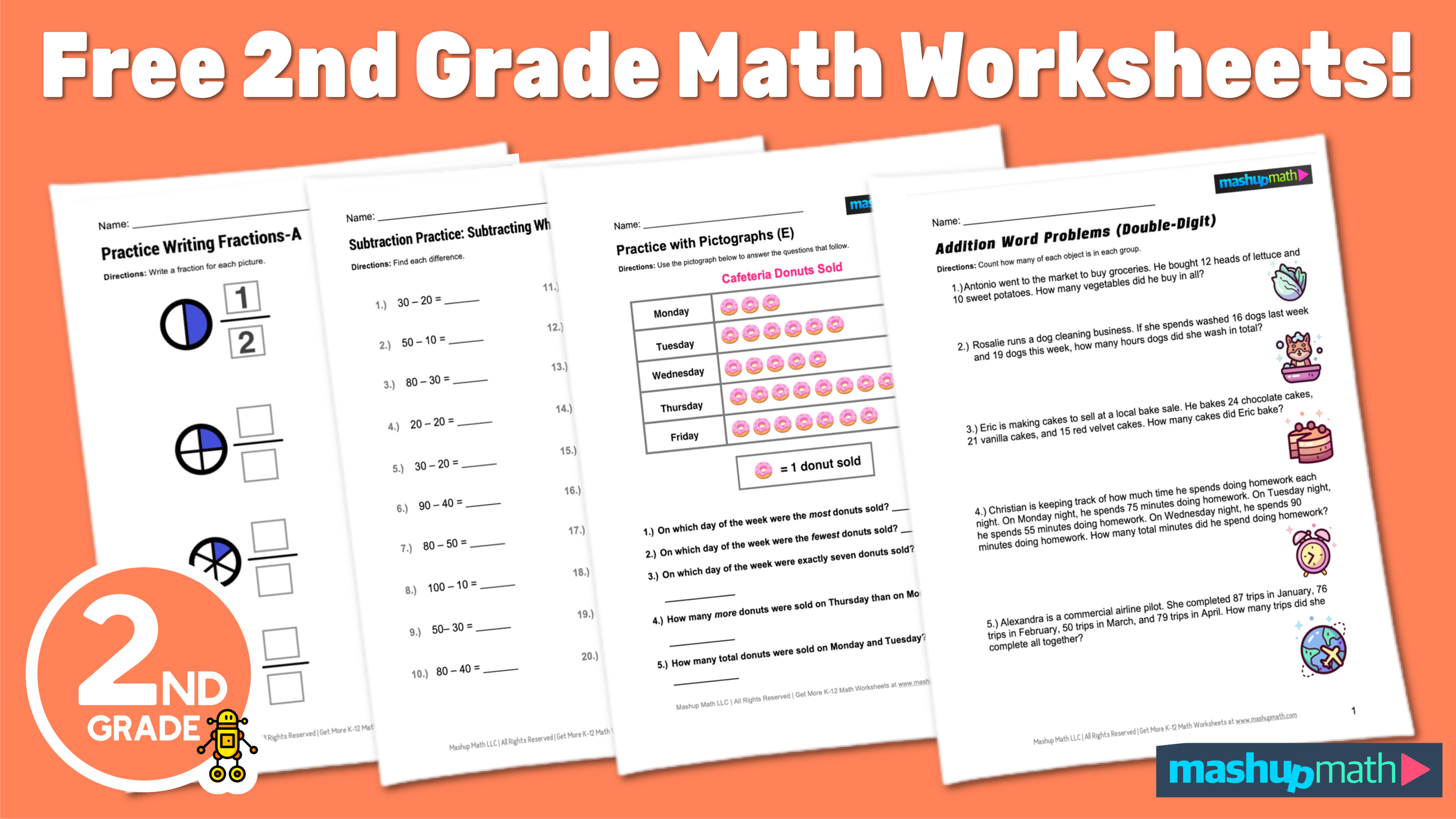 math homework bundle