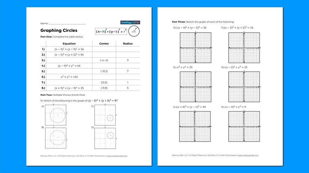 How to Graph a Circle in 3 Easy Steps — Mashup Math