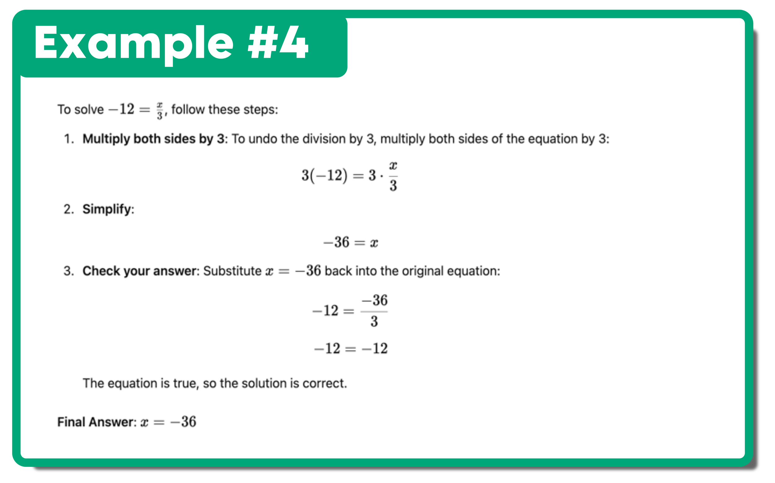Free One Step Equations Worksheets — Mashup Math
