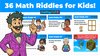 36 Math Riddles for Kids with Answers — Mashup Math