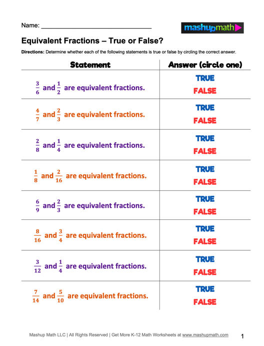 math worksheets 3rd grade fractions