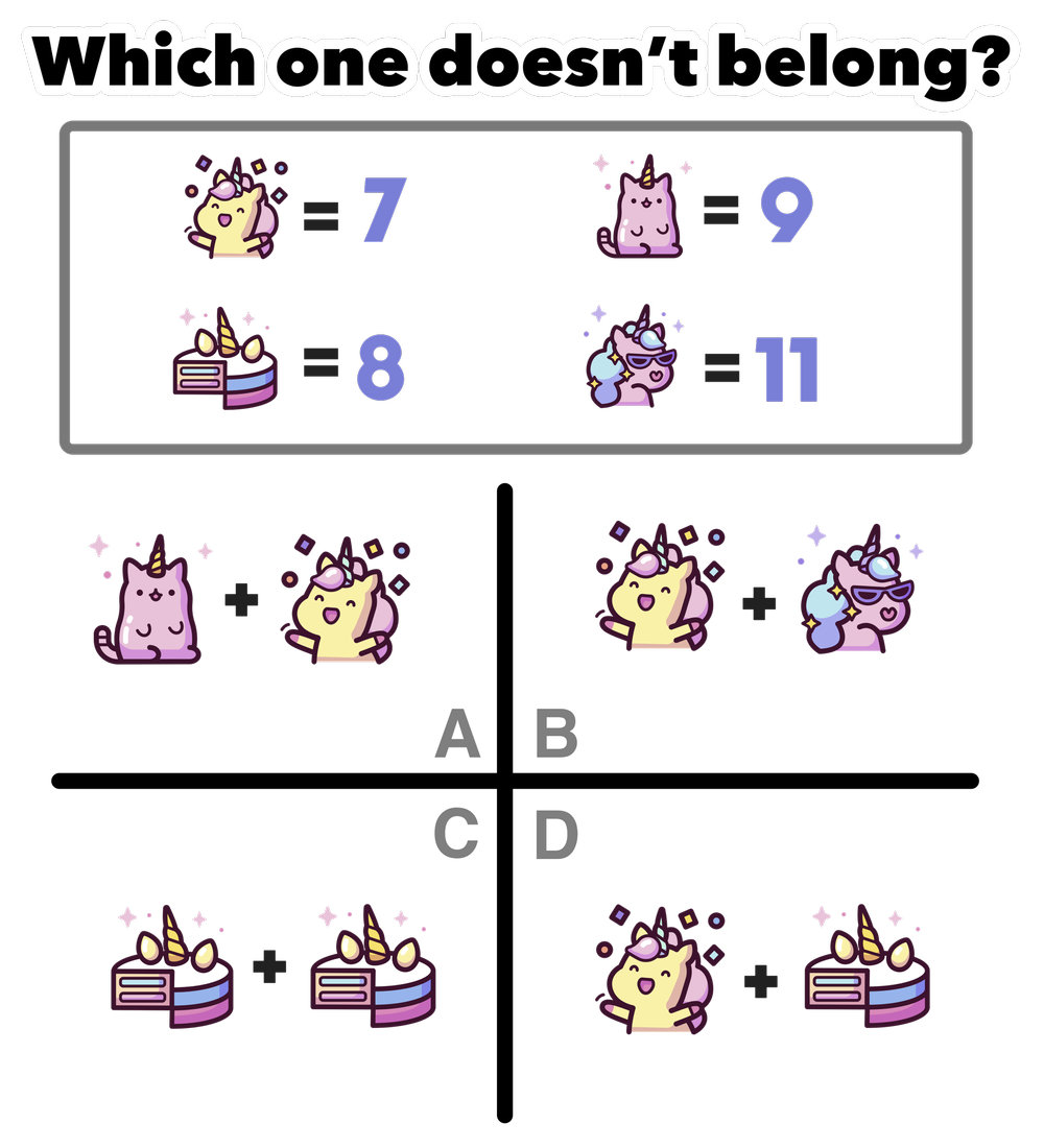 Wodb Math Sides Which One Doesn't Belong? Free Math Activities for Grades 1-8 — Mashup Math