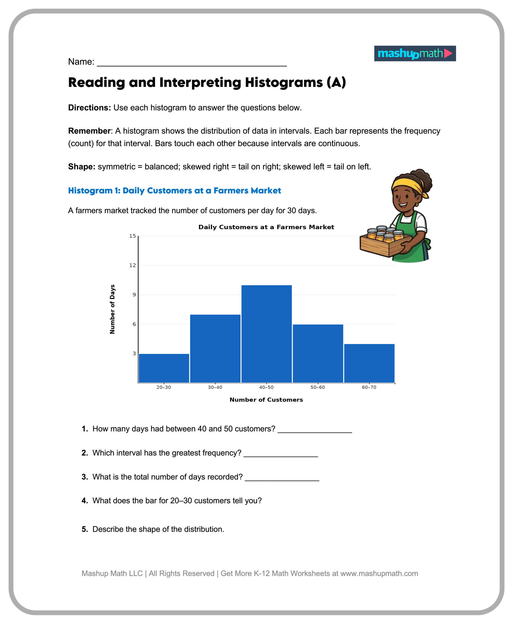 Free 6th Grade Math Worksheets—Printable w/ Answers — Mashup Math