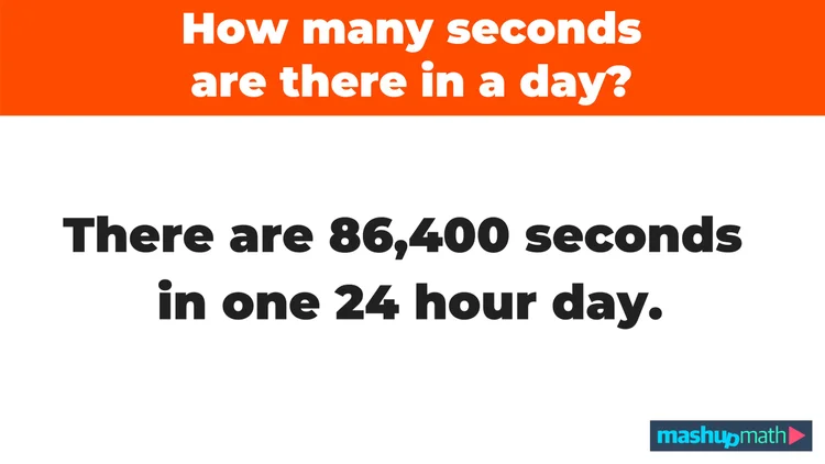 How Many Seconds In A Day Instant Answer Mashup Math