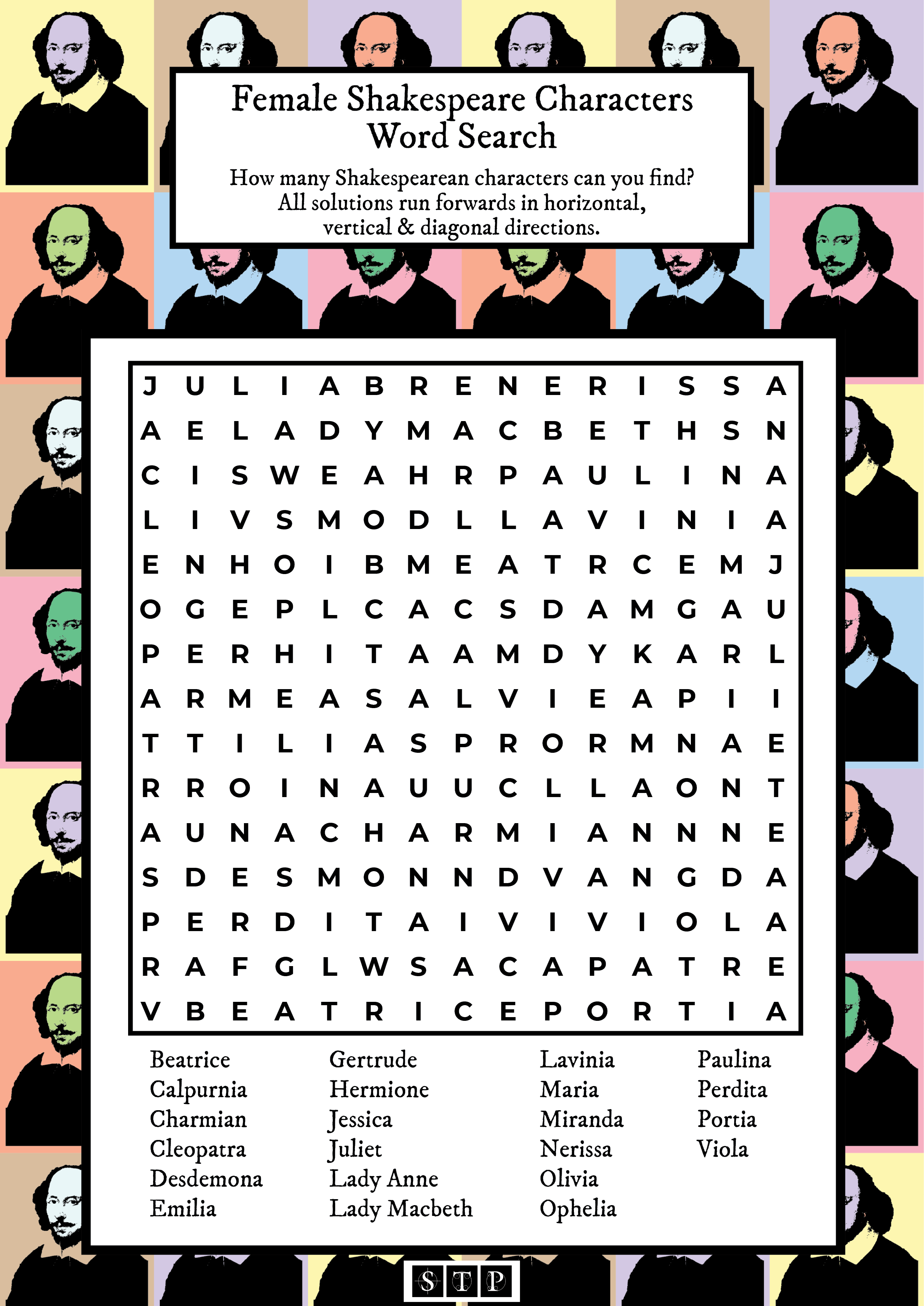 Free Shakespeare Female Characters Word Search Puzzle STP Books.png