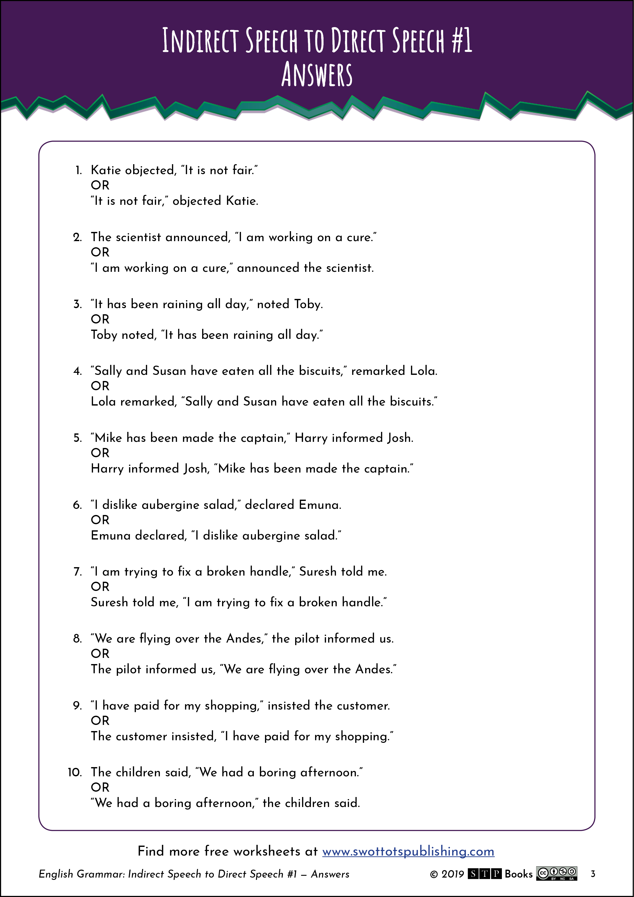 English Grammar Exercises