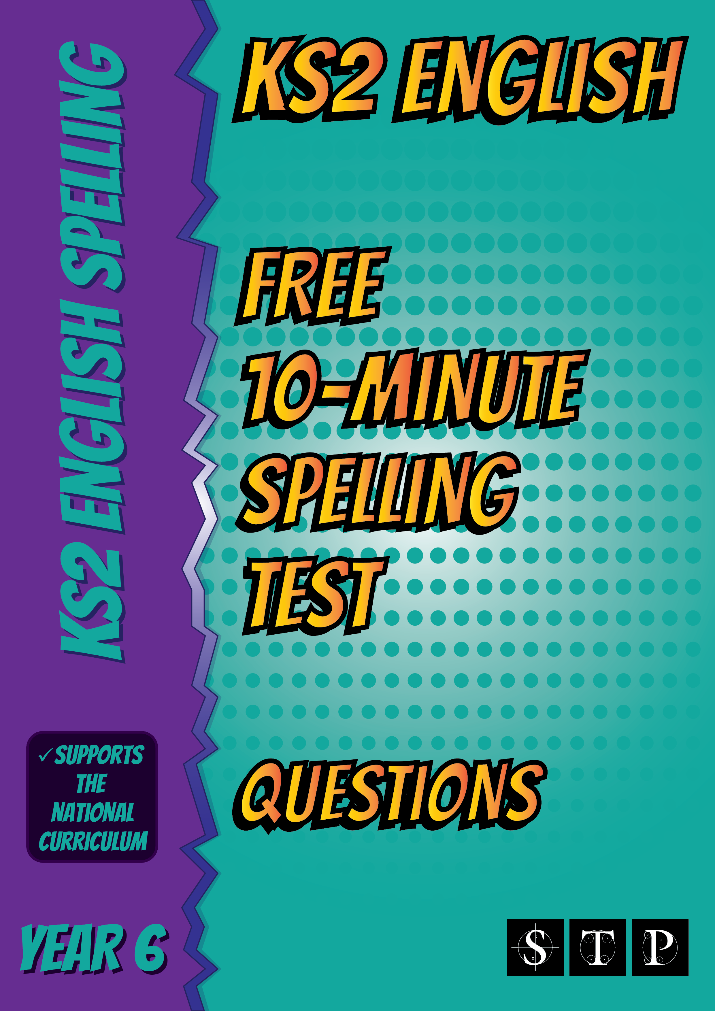 Free Spelling Test KS2 10 Minutes Questions STP Books.png
