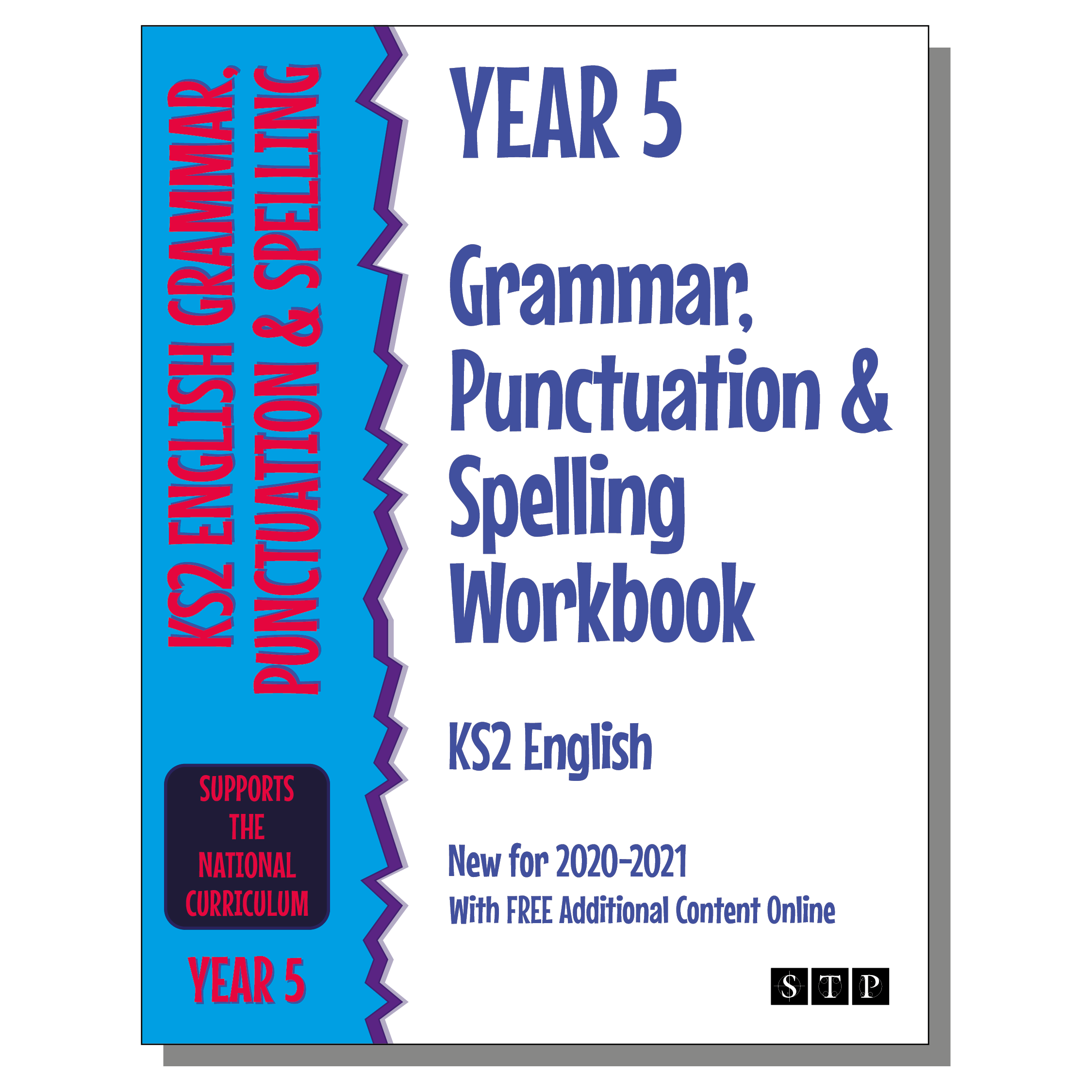 Year 5 Grammar, Punctuation and Spelling Workbook KS2 English Cover STP Books.png