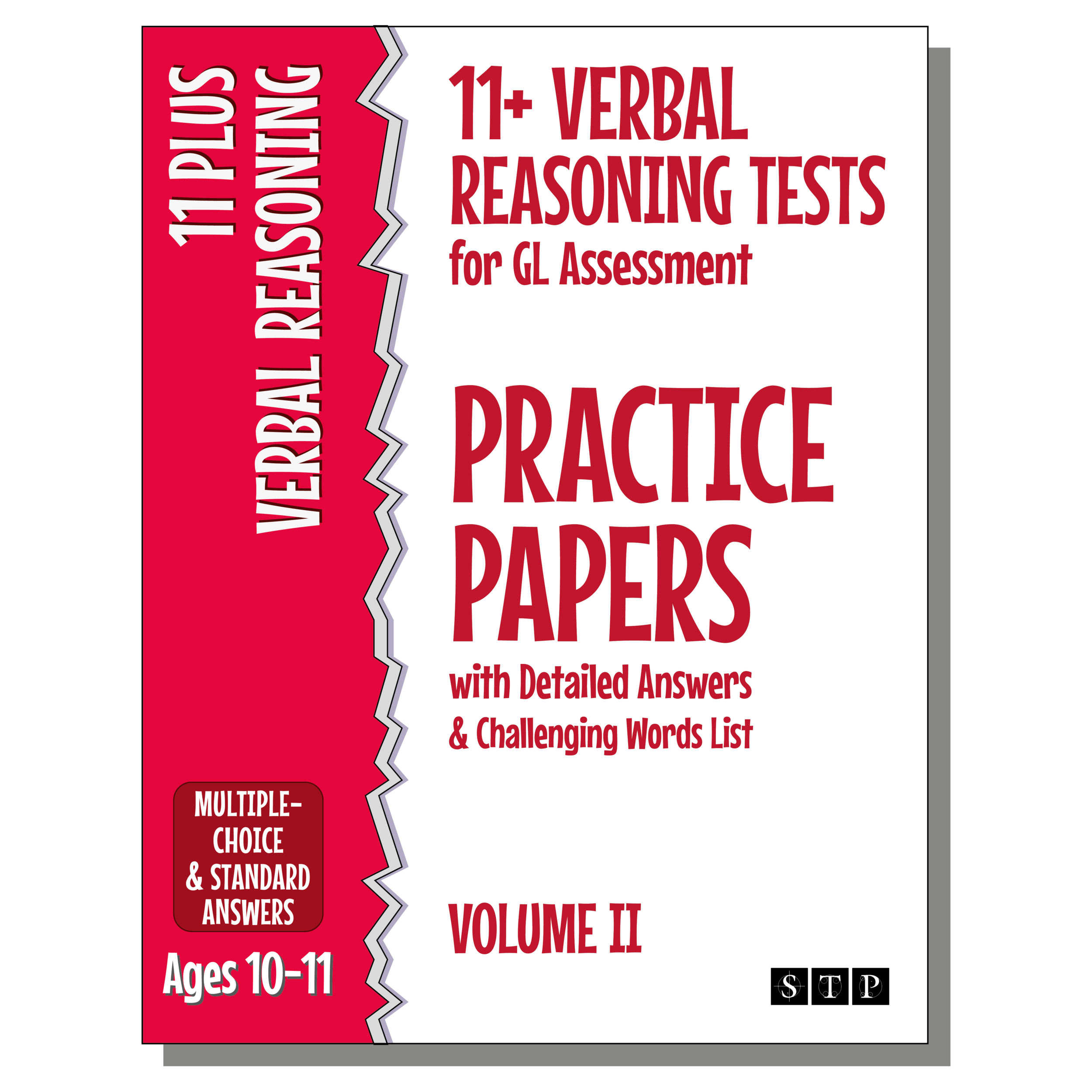 11 Plus Verbal Reasoning Tests GL Assessment Volume 2 Cover STP Books.png