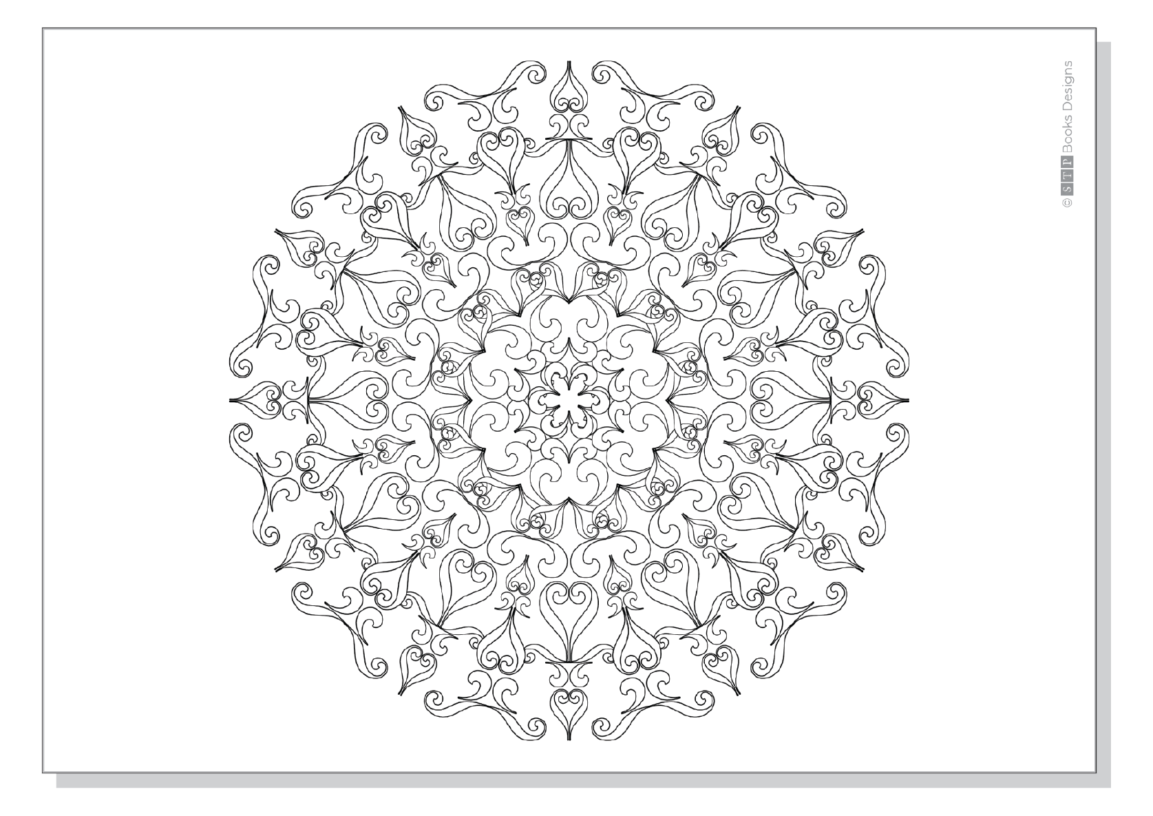 Free Mandala Pattern Colouring Page for Adults 003 STP Books Designs Gallery.png