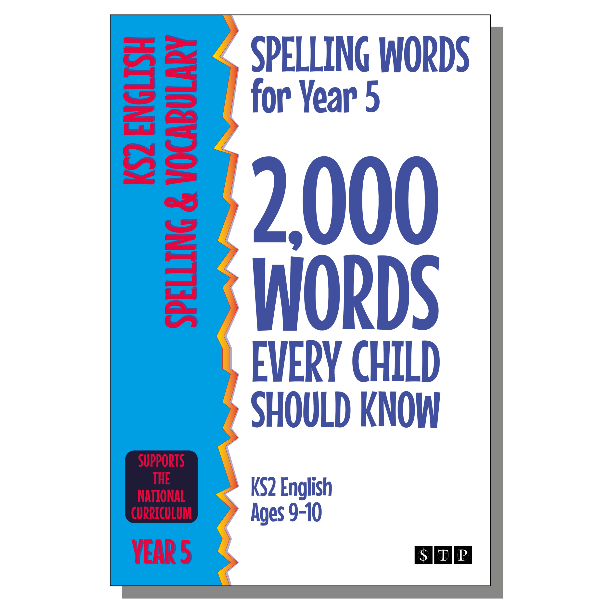 Spelling Words for Year 5 KS2 English Cover STP Books.png