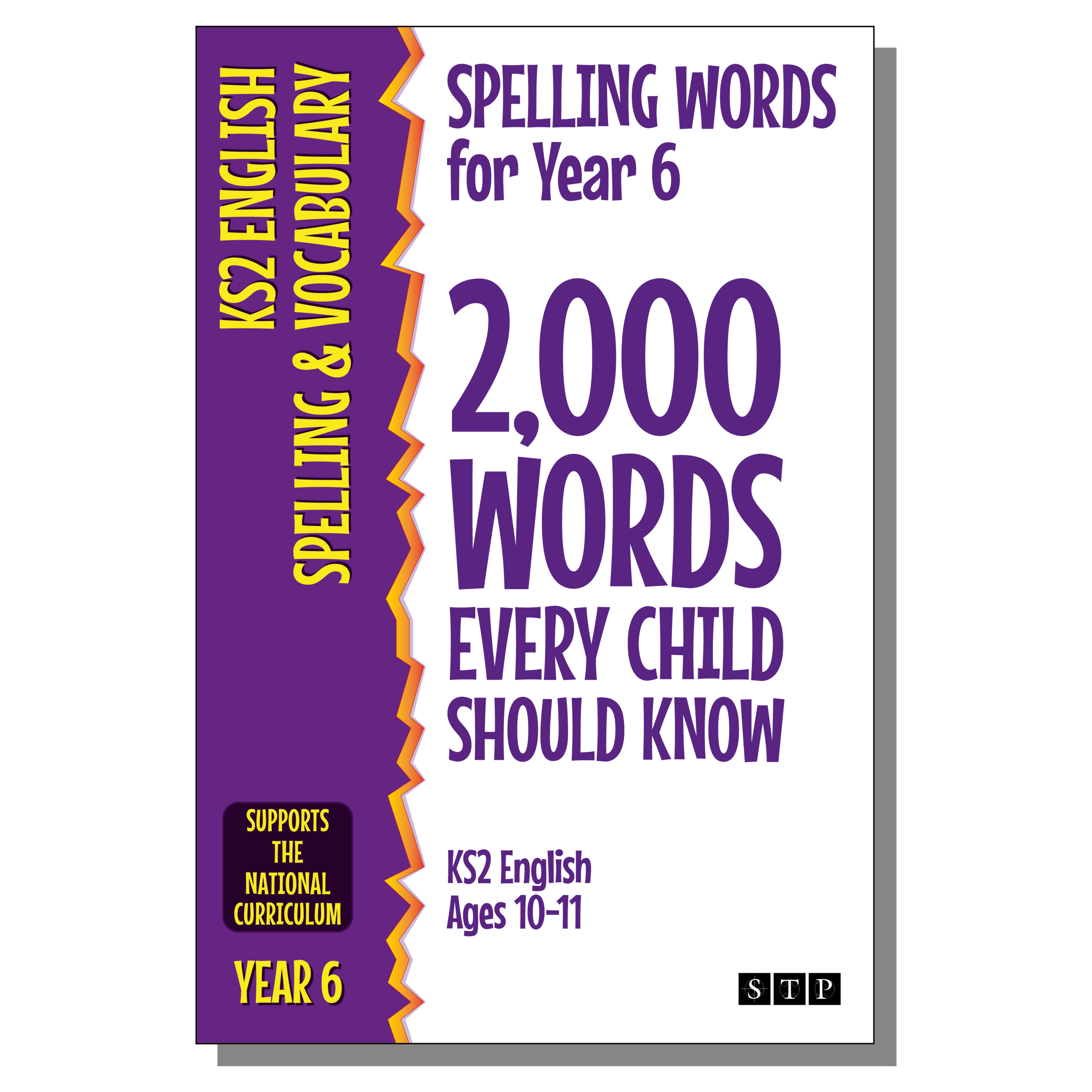 Spelling Words for Year 6 KS2 English Cover STP Books.png
