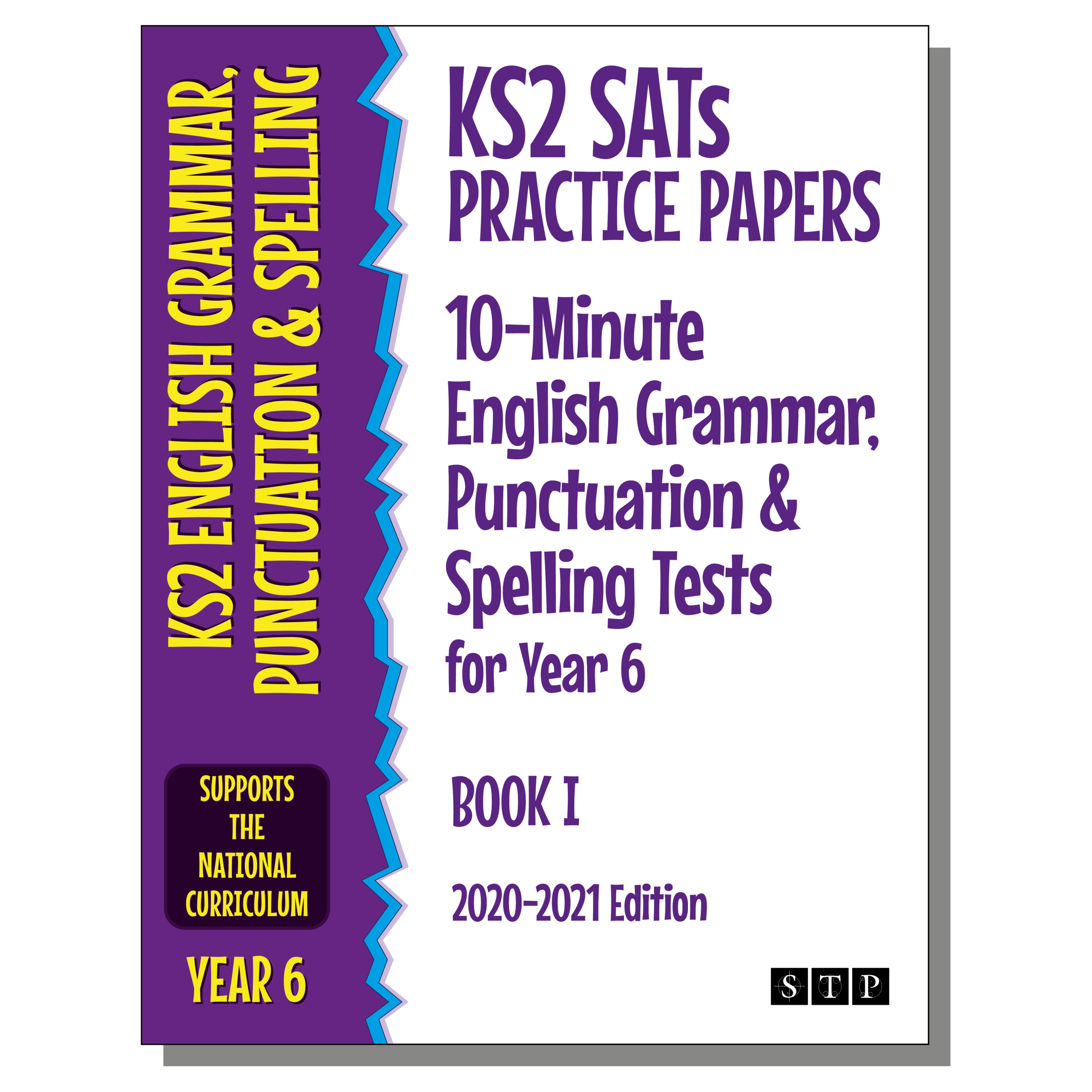 10-Minute Grammar Punctuation Spelling Tests Year 6 Book I KS2 SATs Cover STP Books.png