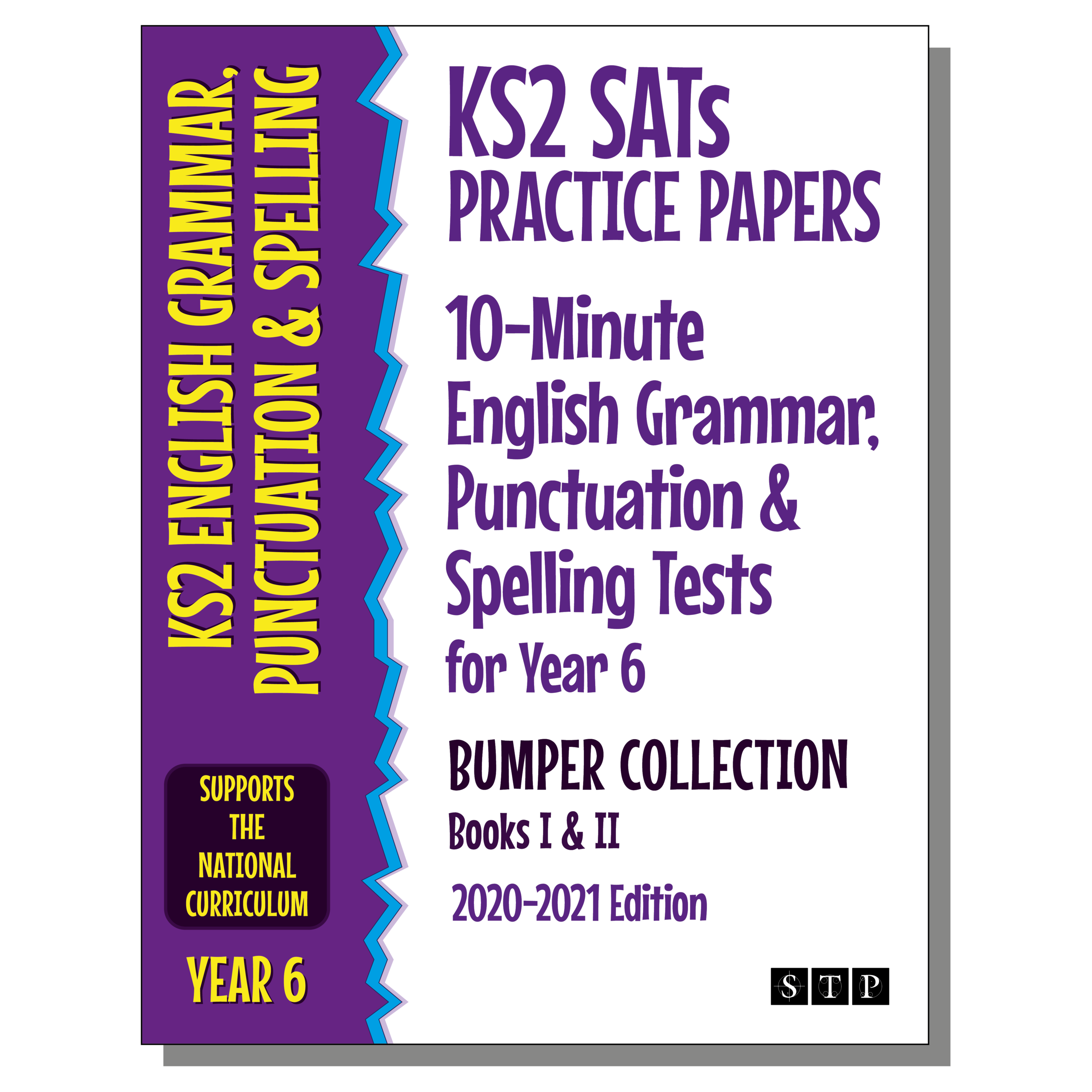 10-Minute Grammar Punctuation Spelling Tests Year 6 Bumper KS2 SATs Cover STP Books.png