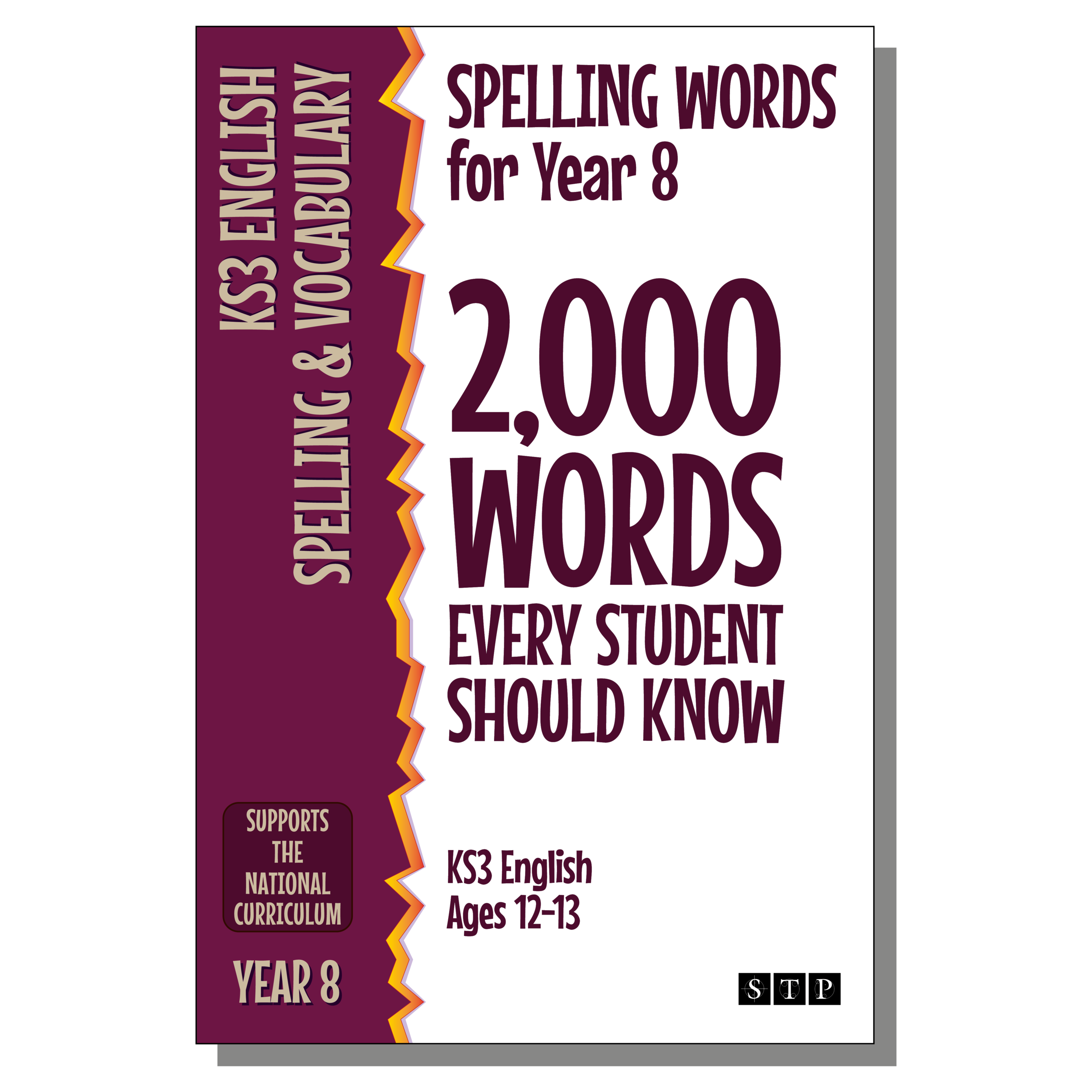 year 7 english spelling practice workbook ks3 english stp books