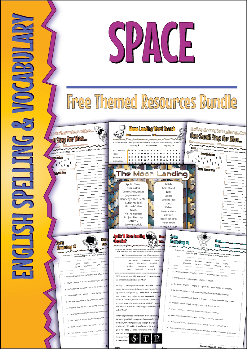 The cover of STP Books' free Space Resources Bundle.