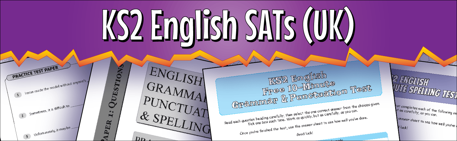 A banner marking the start of the Key Stage 2 Year 6 SATs tests materials.