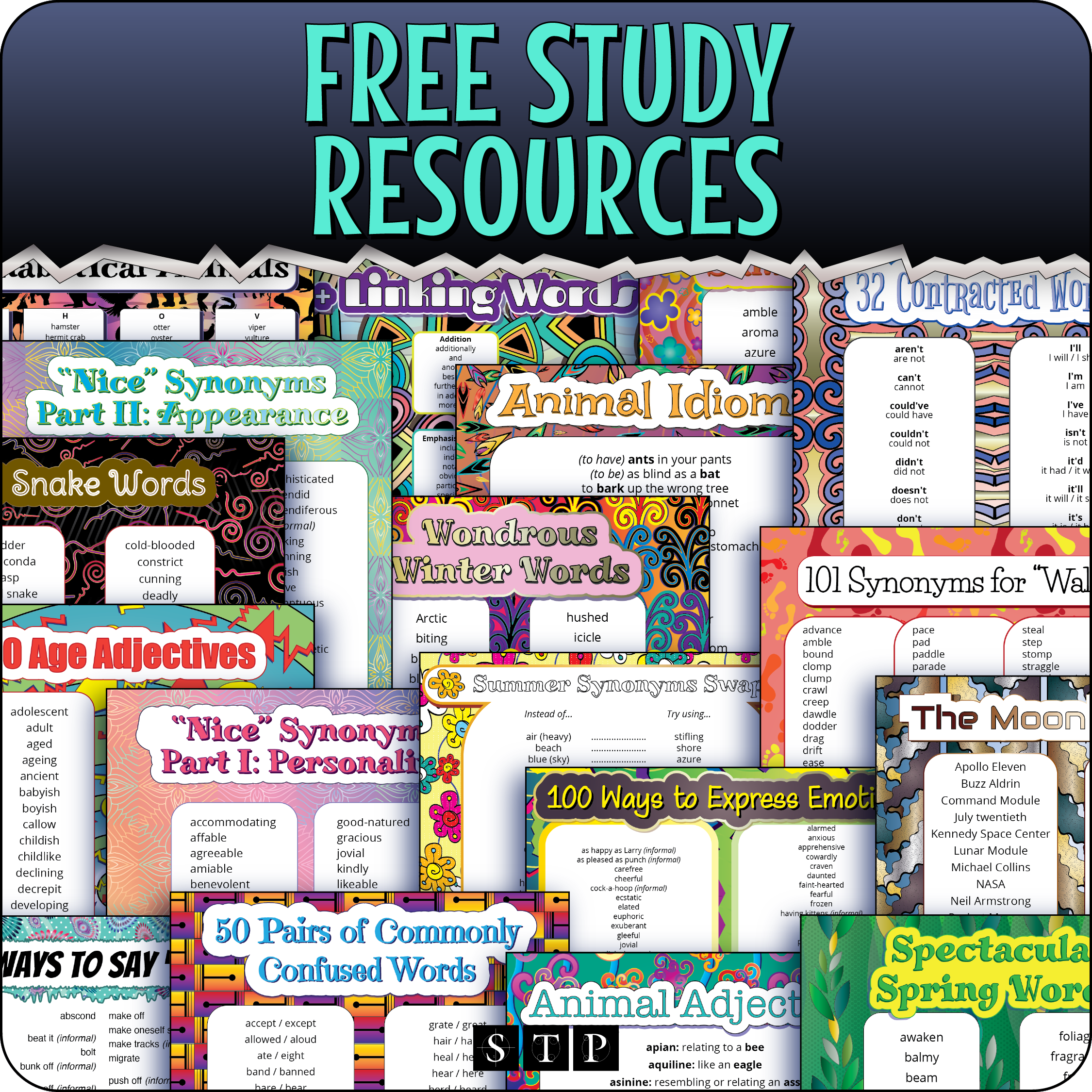 A click-through to STP Books' Free Study Resources Library main page.