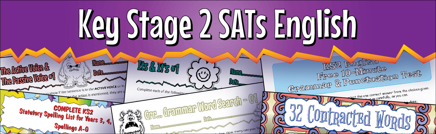 A banner marking the start of the Key Stage 2 SATs resources bundle.