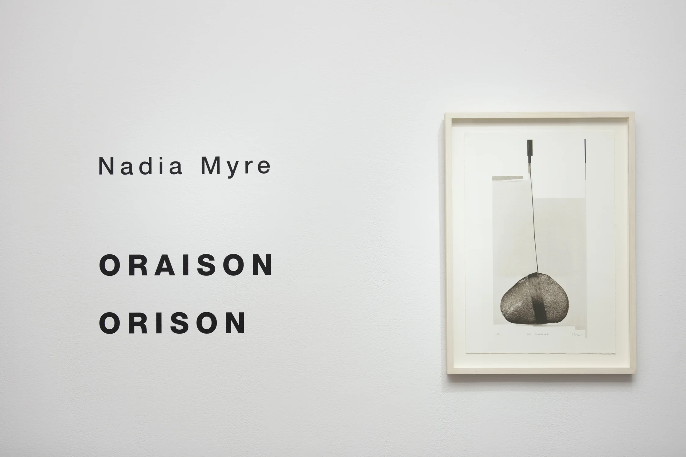 Nadia Myre, ORAISON