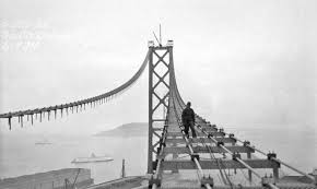 (The San Francisco Bay Bridge via historyinphotos.blogspot.com )