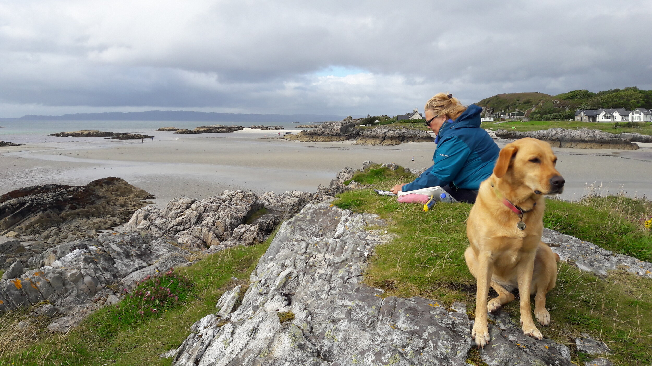 Sarah Knox sketching Eigg.jpg