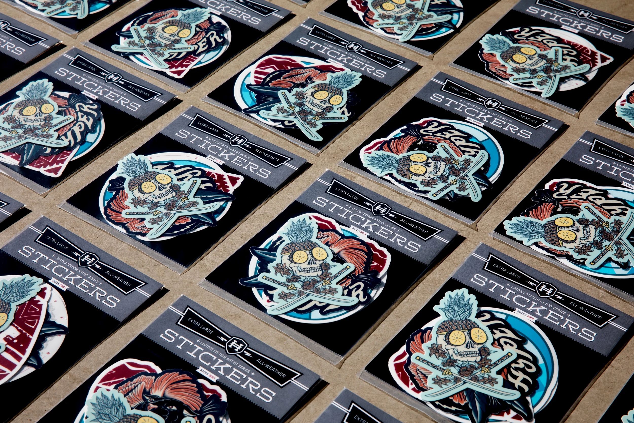 Package & Sticker Design Hyper Martial Arts