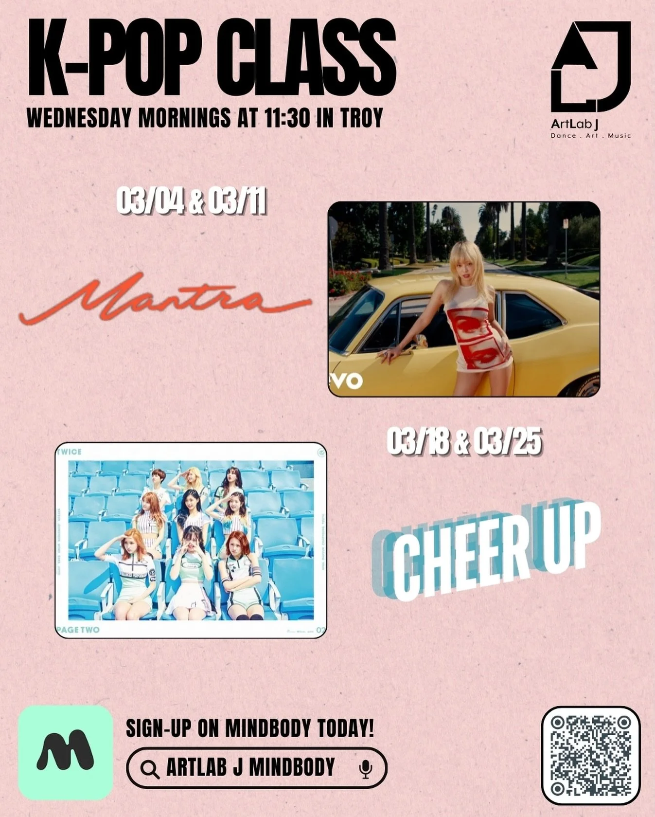🔥 ArtLab J K-POP Troy Dance Classes! 🔥✨

Ready to dance like your favorite idols? Join our high-energy K-POP classes and learn the hottest choreography in a fun, supportive environment!

🎶 Open to all levels
💃 Build confidence &amp; make new frie