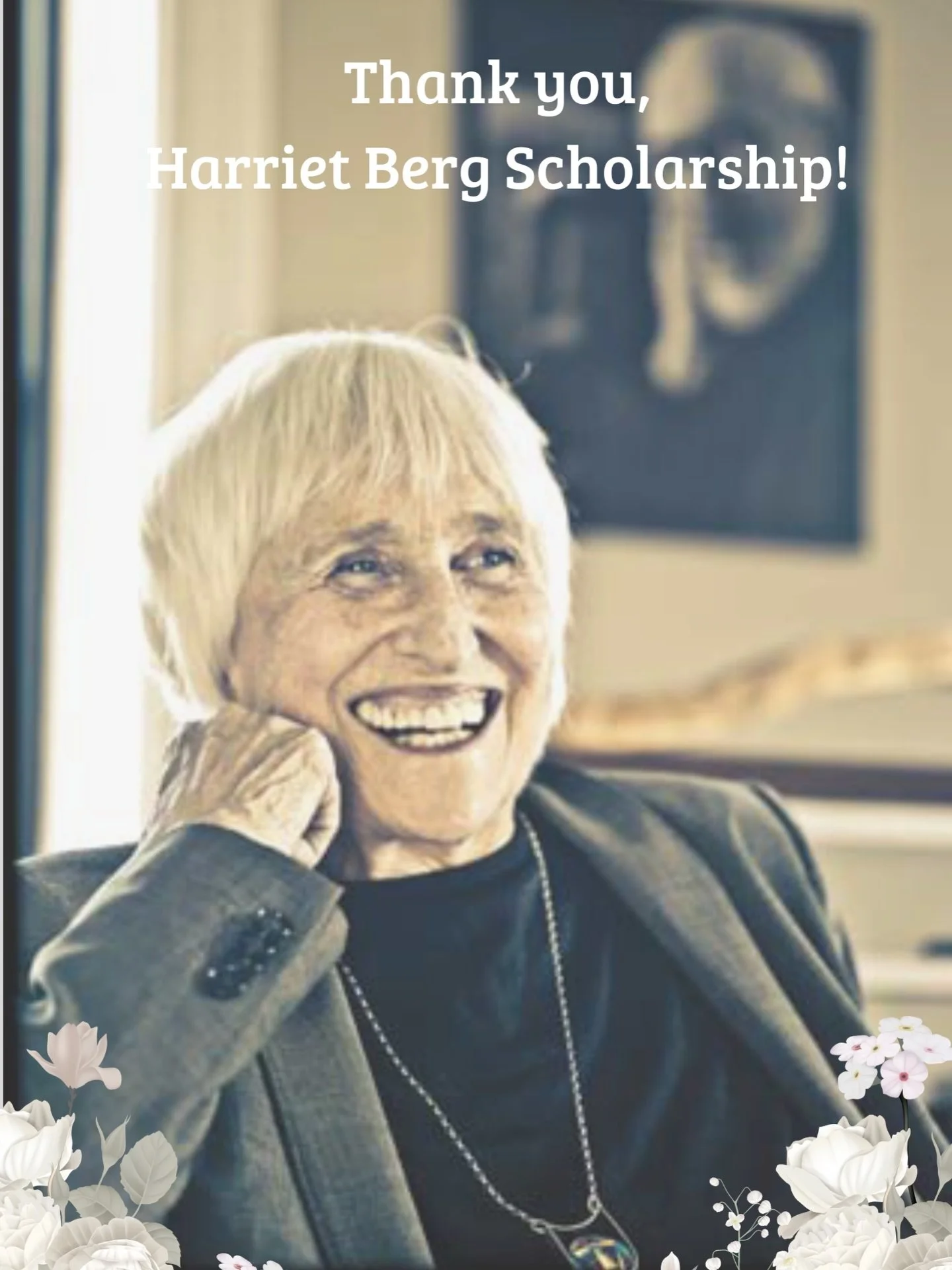 ArtLab J would like to extend a heartfelt thank you to the Harriet Berg Scholarship and the Harriet Berg family for their generous support. ✨

Congratulations to our amazing ArtLab J students who received this honor: 
Naomi Prescott, Zo&euml; Kempins