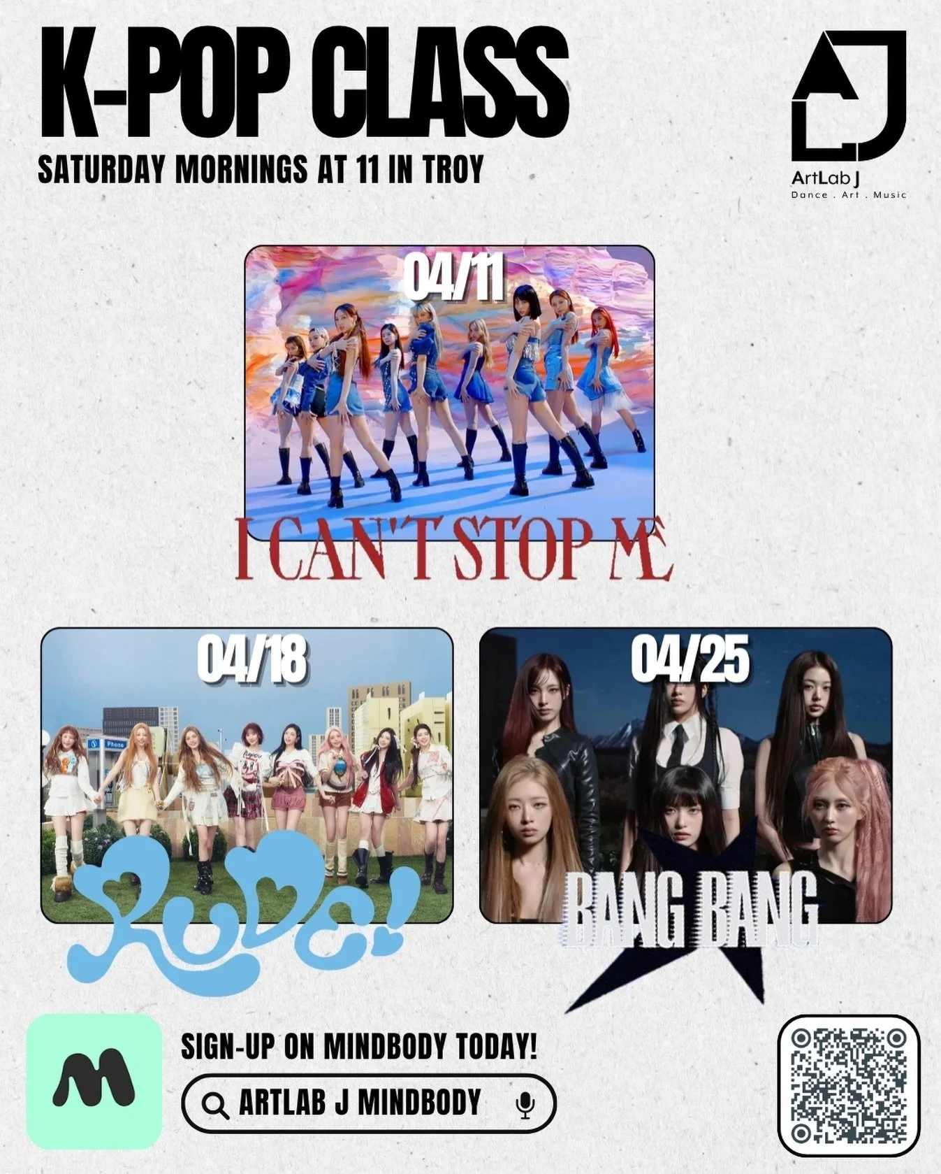 🔥 ArtLab J K-POP Troy Dance Classes! 🔥✨

Ready to dance like your favorite idols? Join our high-energy K-POP classes and learn the hottest choreography in a fun, supportive environment!

🎶 Open to all levels
💃 Build confidence &amp; make new frie