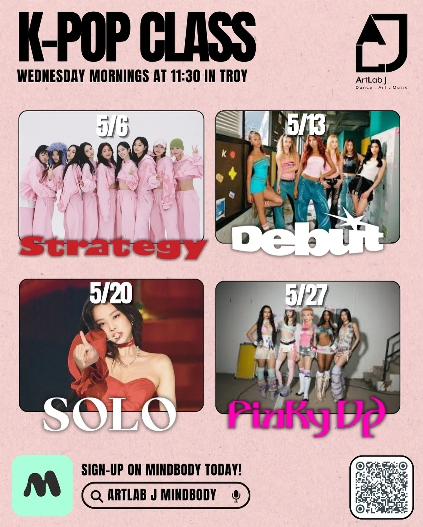 🔥 ArtLab J K-POP Troy Dance Classes! 🔥✨

Ready to dance like your favorite idols? Join our high-energy K-POP classes and learn the hottest choreography in a fun, supportive environment!

🎶 Open to all levels
💃 Build confidence &amp; make new frie
