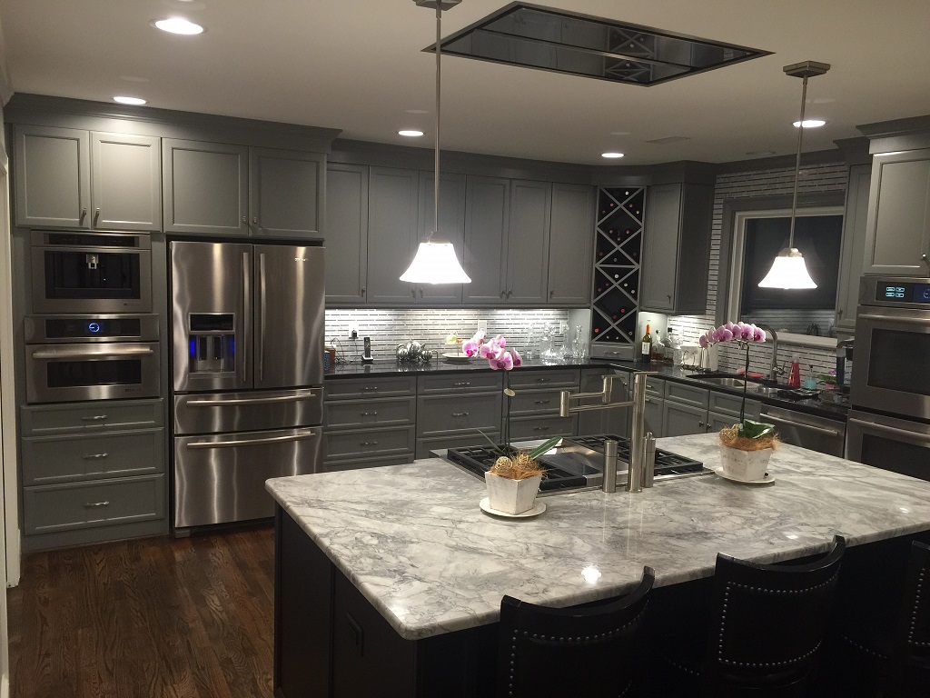  A look at the finished kitchen 