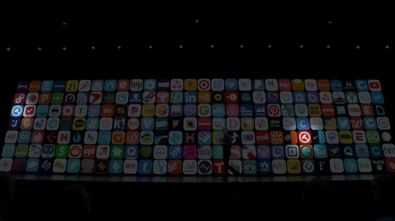 LIT SOFTWARE was honored to have two of our apps featured in the background artwork on stage