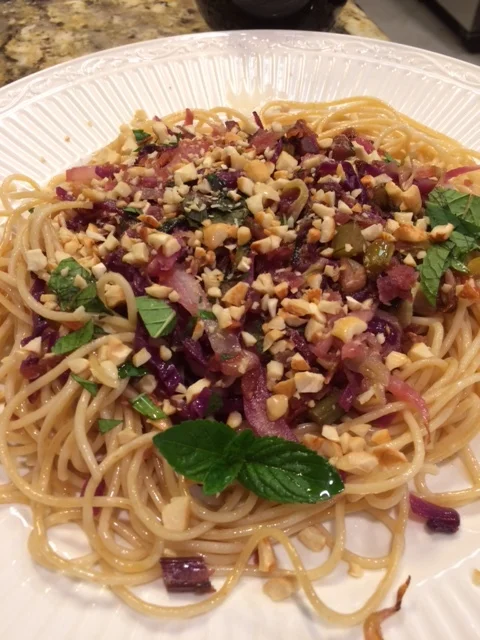 Chili-Ginger Infused Pasta (Ginger Balsamic)