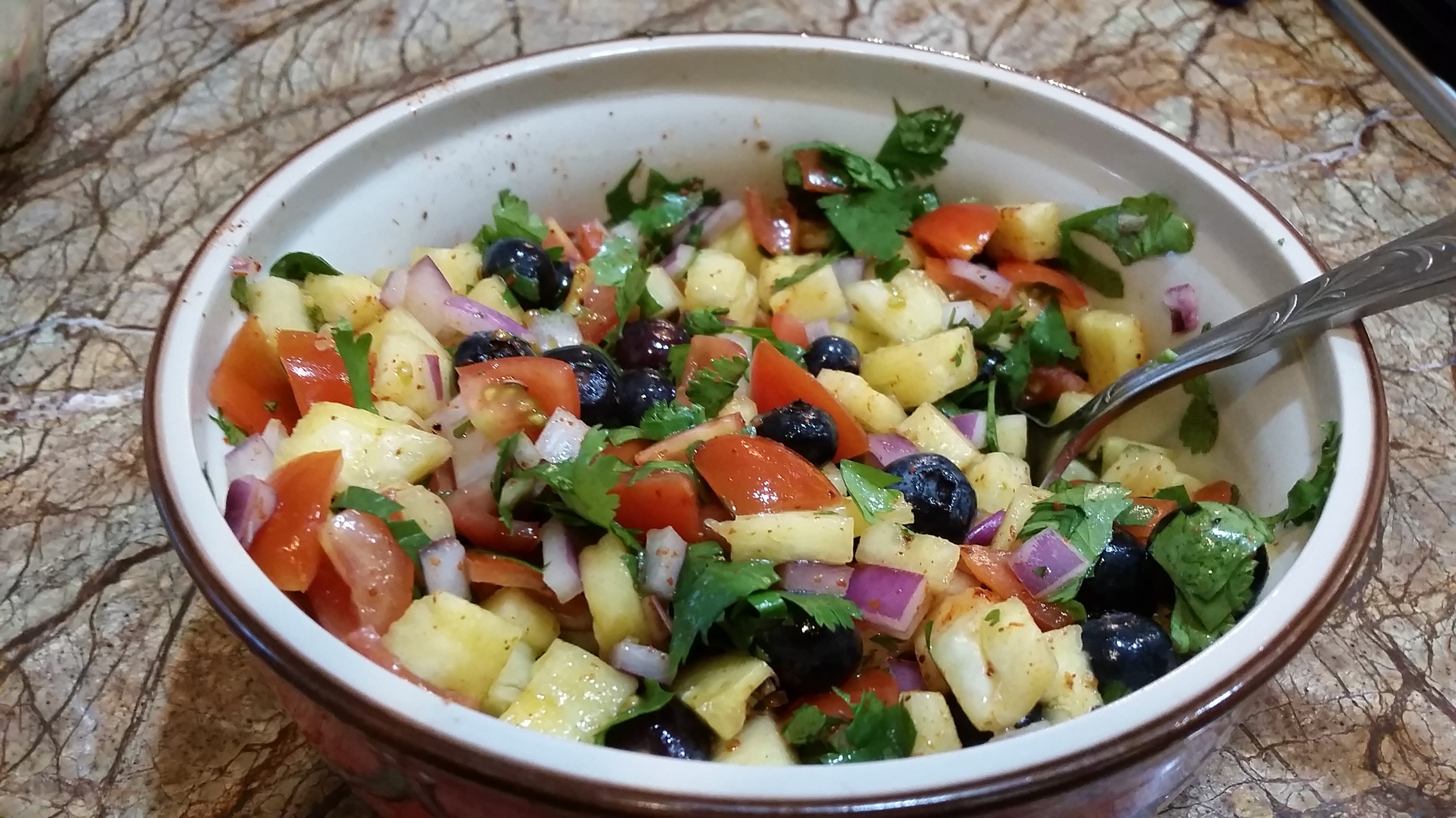 Blueberry - Pineapple Pico De Gallo