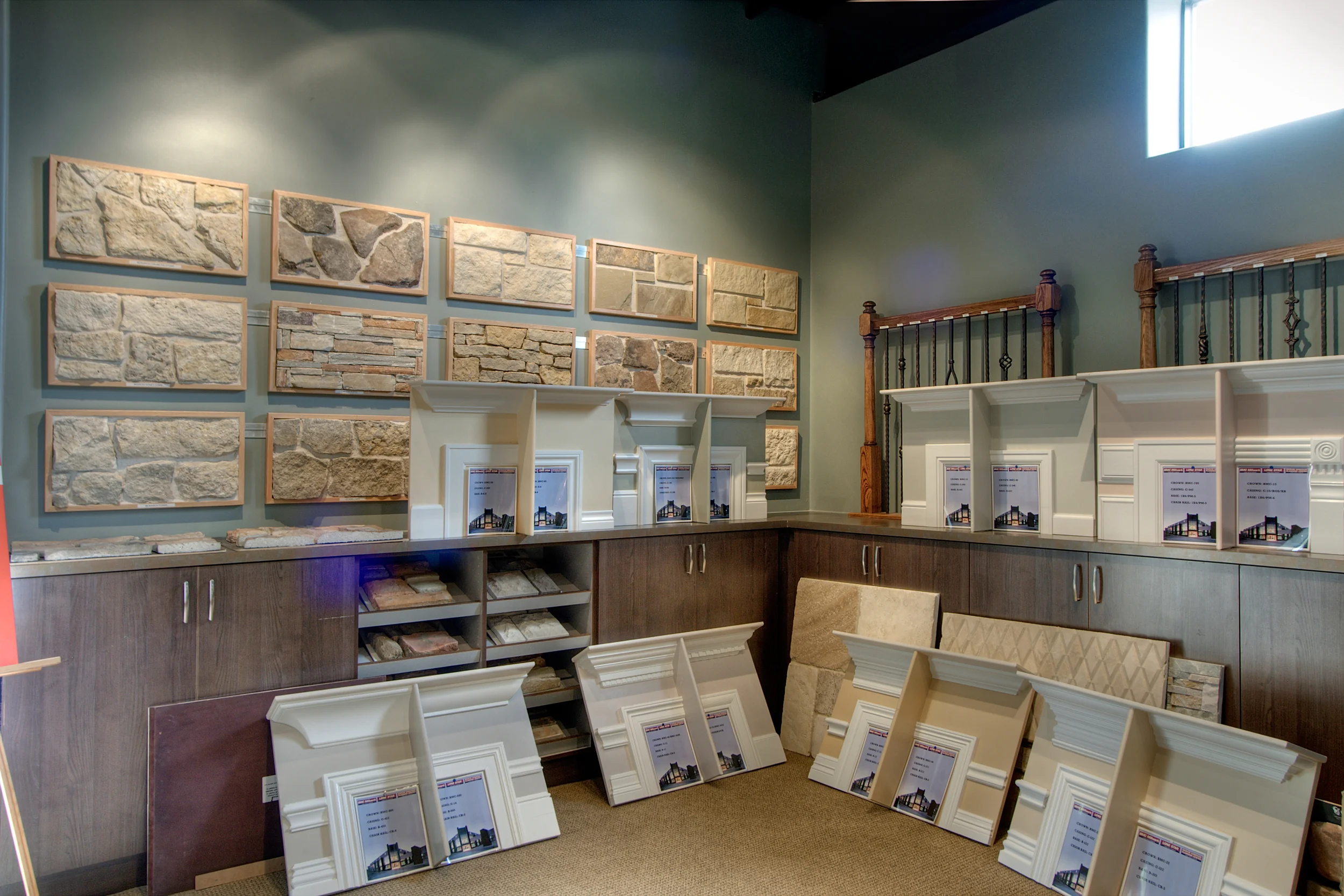 Stunning Showroom Entryway & Display Cabinetry
