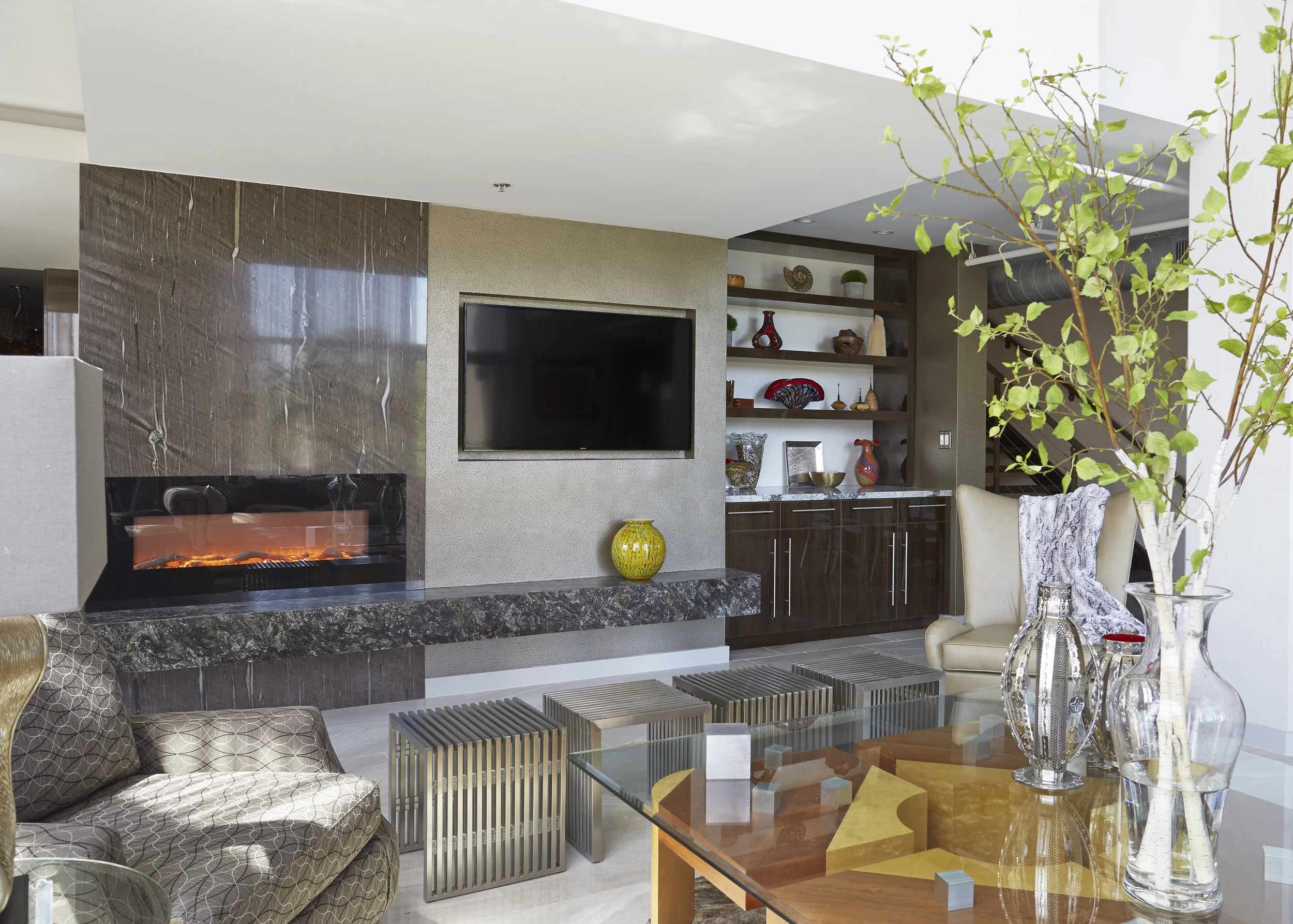 Gorgeous Contemporary Built-In