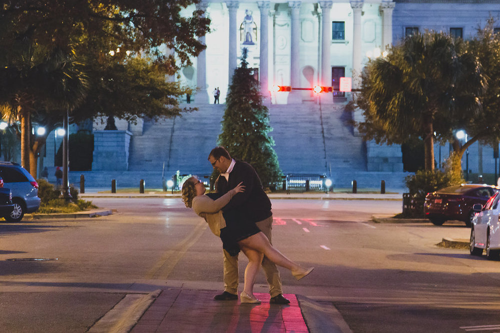 engagement downtown engagement photography