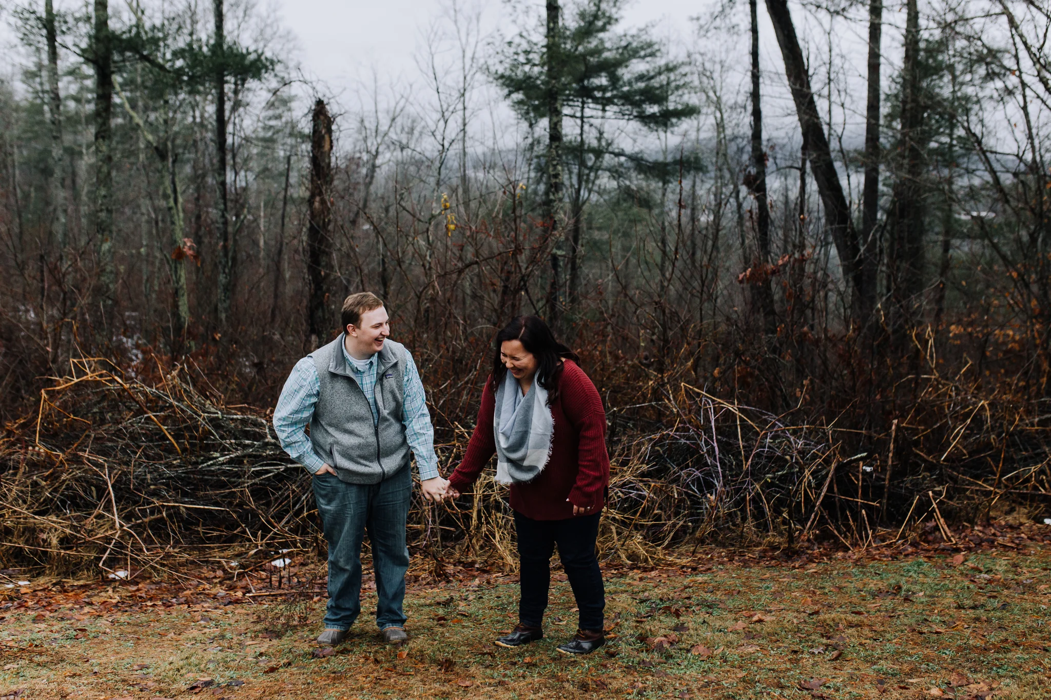 Beulah Photography asheville nc engagement photos sc wedding photographer mountains couple snow biltmore -11.jpg