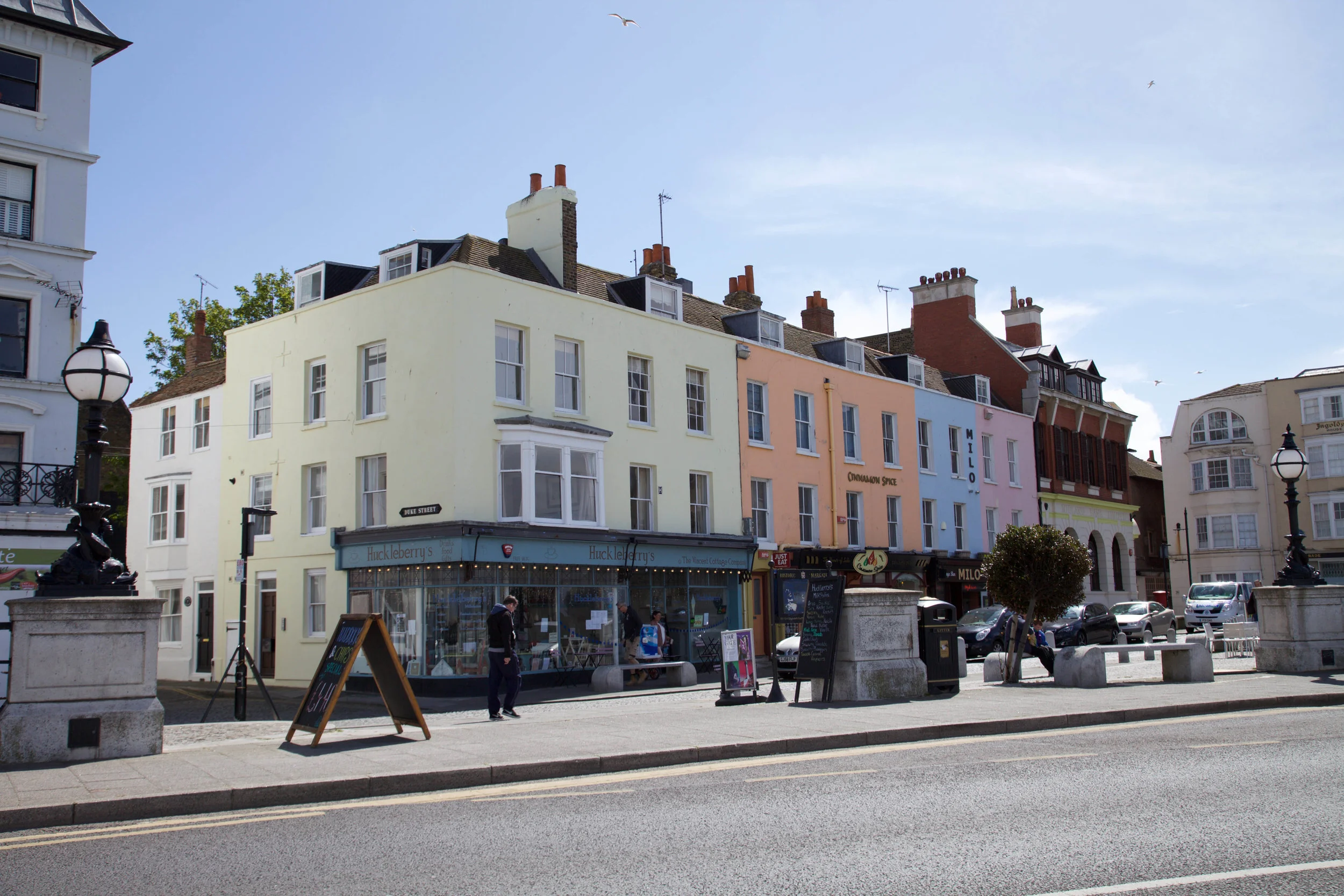 Pretty pastel houses