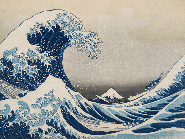 The Great Wave, from the series Thirty-six Views of Mount Fuji