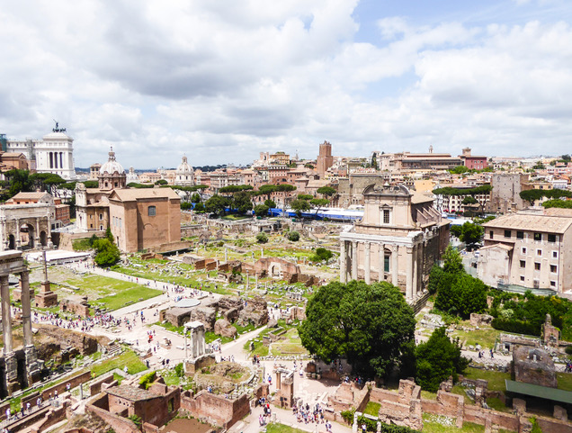 Top image: The Colosseum This image: The Forum