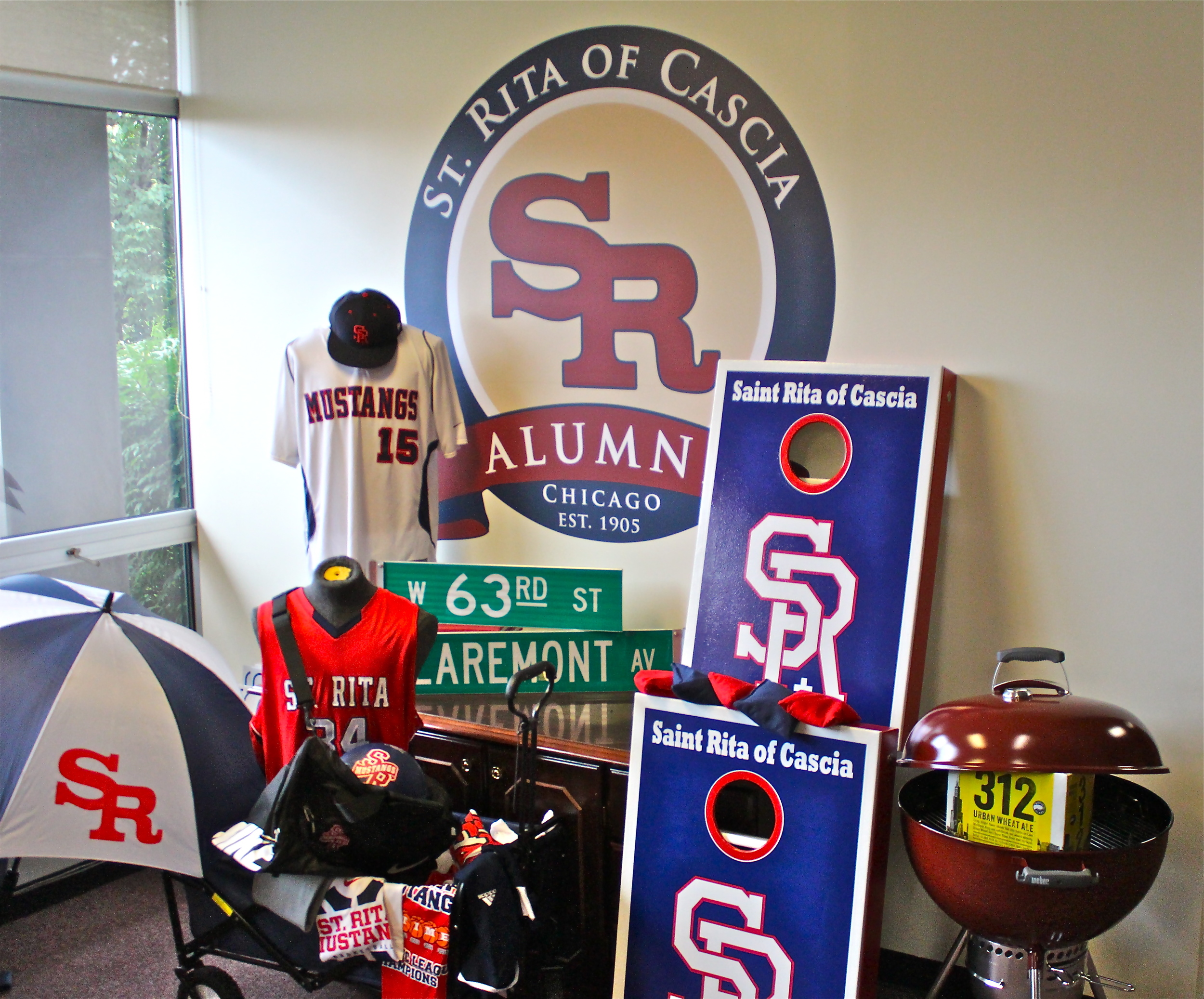 Some of the one-of-a-kind raffle prizes that will be available at the 40th Annual St. Rita Scholarship Golf Outing