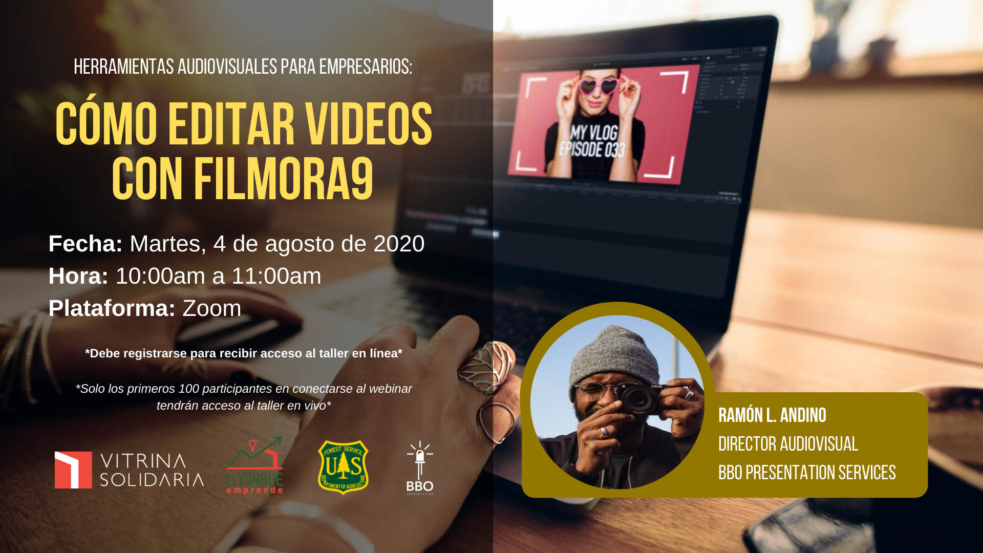 Webinar: Cómo Editar Videos con Filmora9