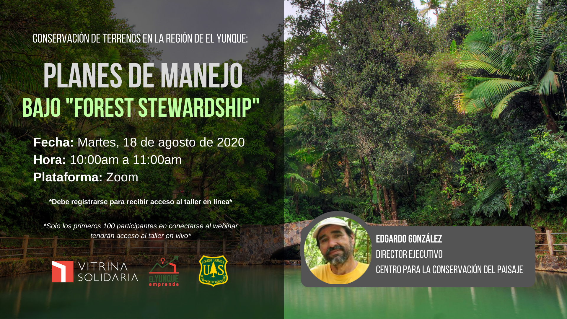 Webinar: Planes de Manejo bajo "Forest Stewardship"