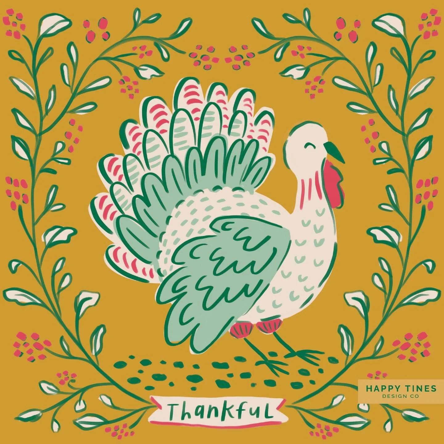 Happy Thanksgiving friends!! I&rsquo;m so thankful for you being here and supporting my art journey. 🥰 Wishing you a day of good food, family, laughter and happy bellies. 🍁🍂🥧