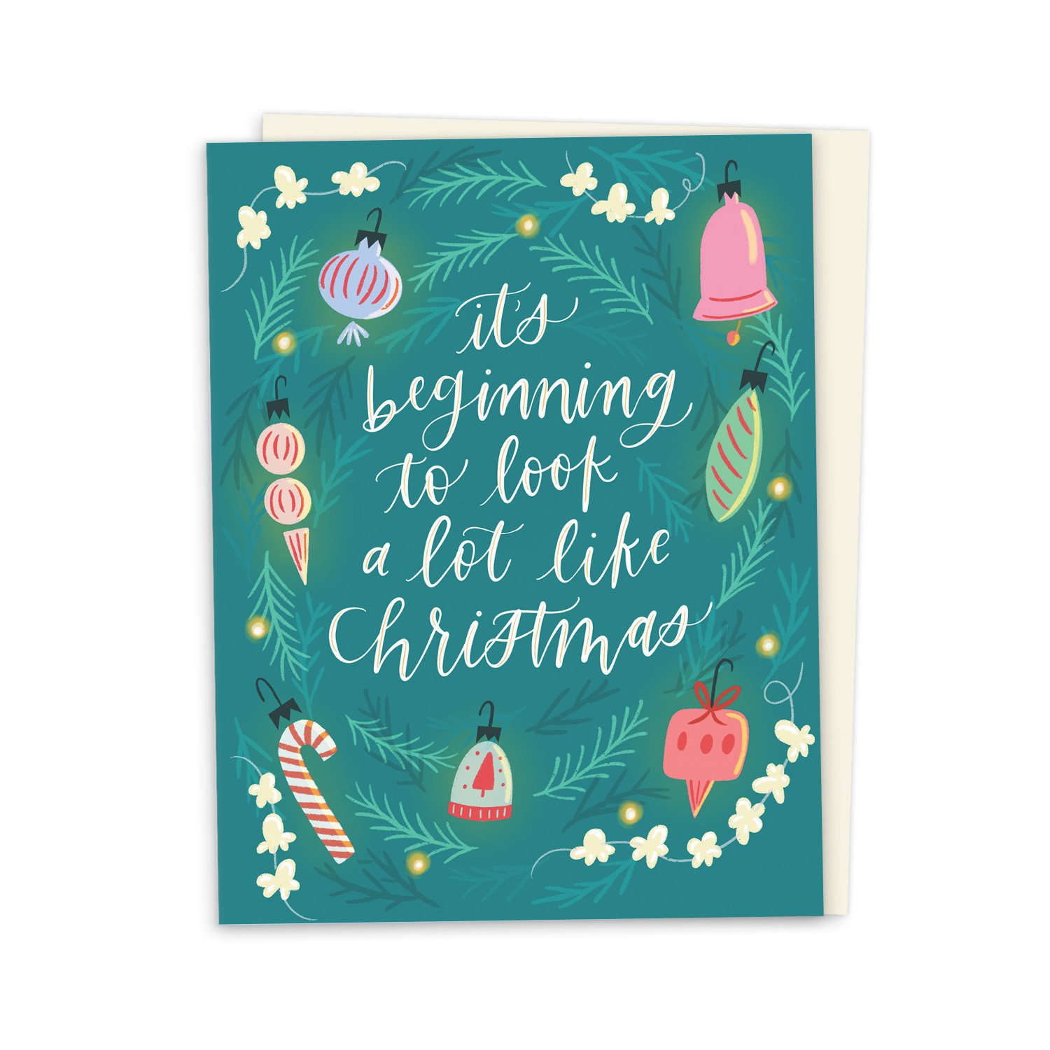 It's Beginning to Look a Lot like Christmas Holiday Greeting Card