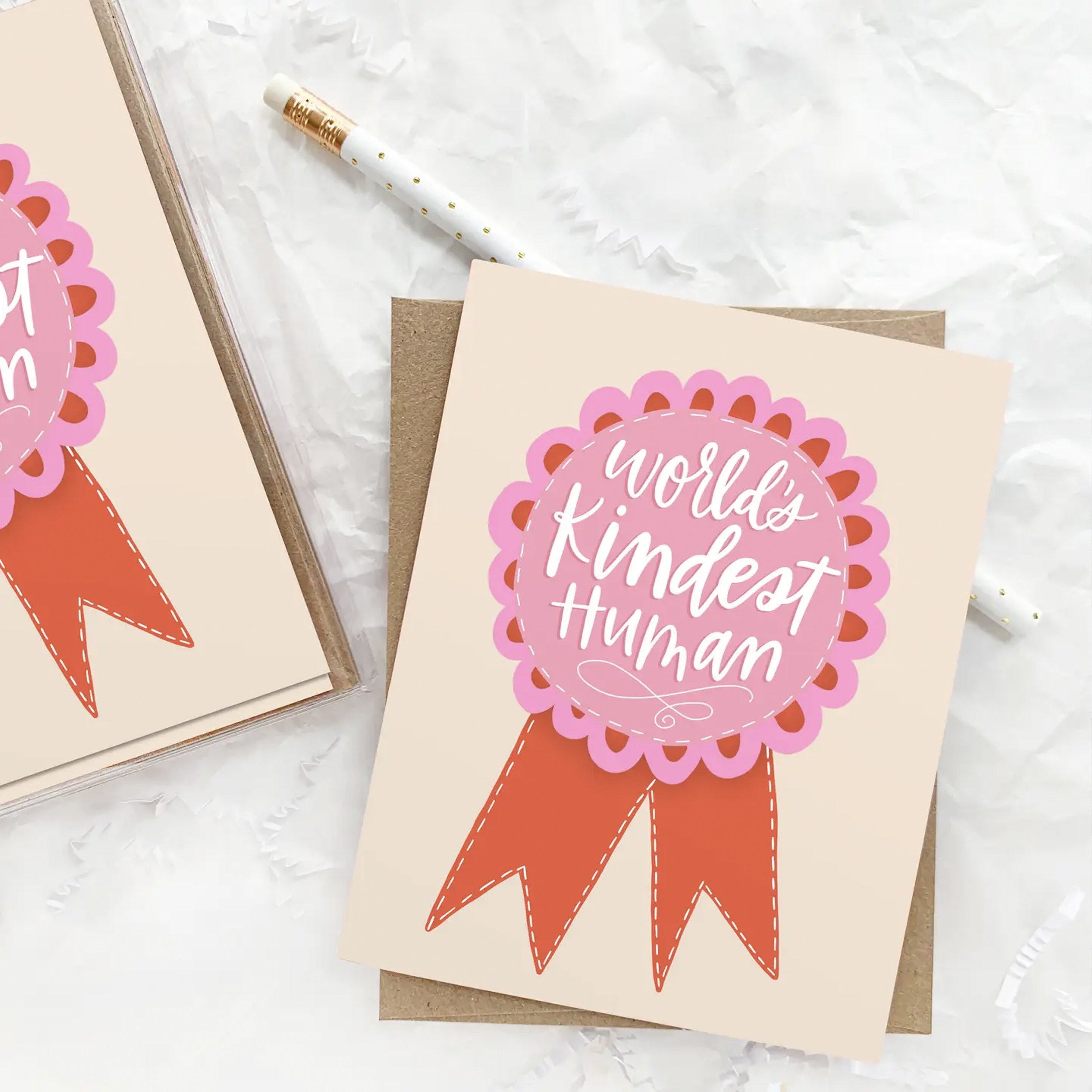 World's Kindest Human Thank You Greeting Card