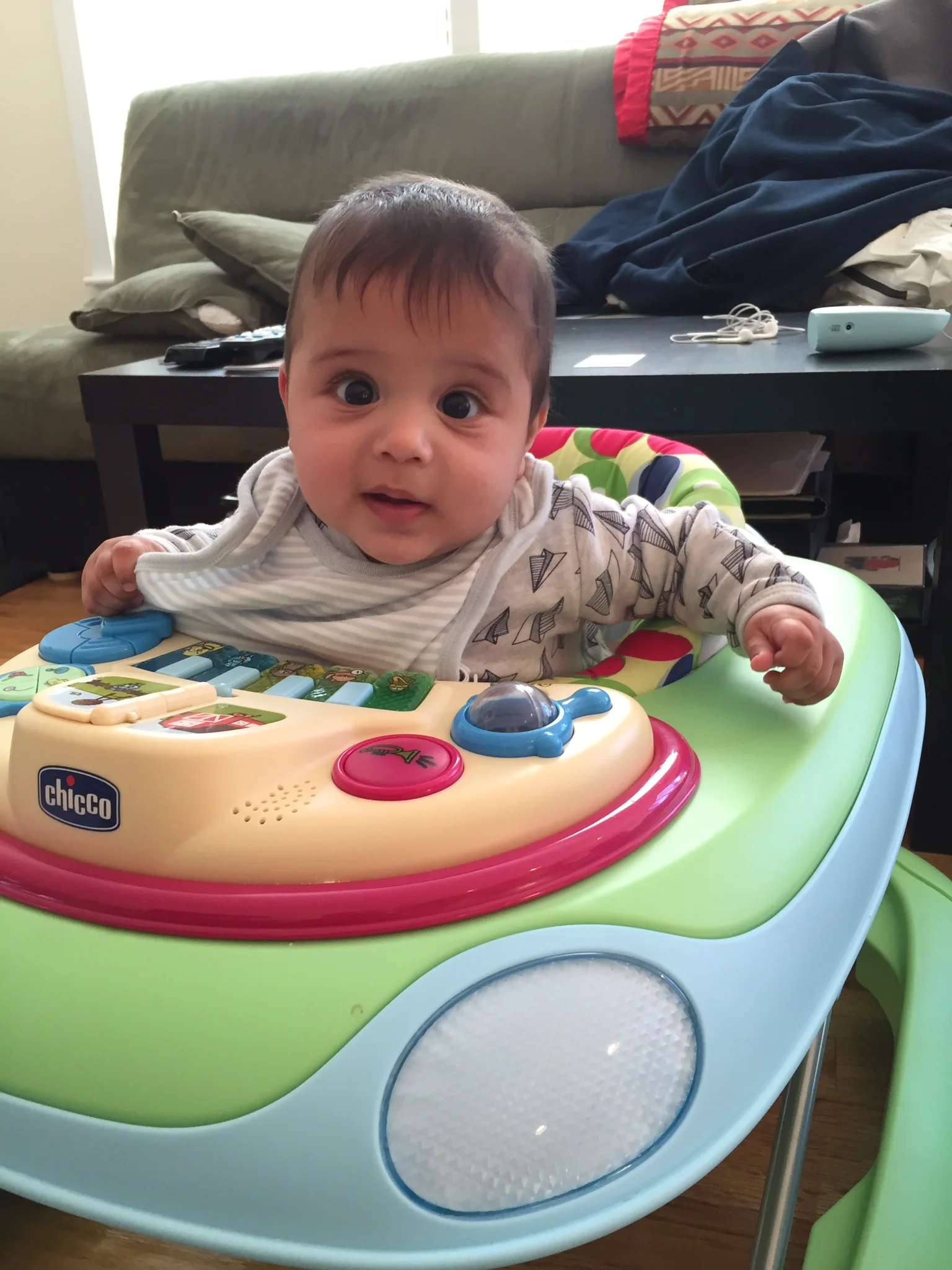  Oliver in his walker 