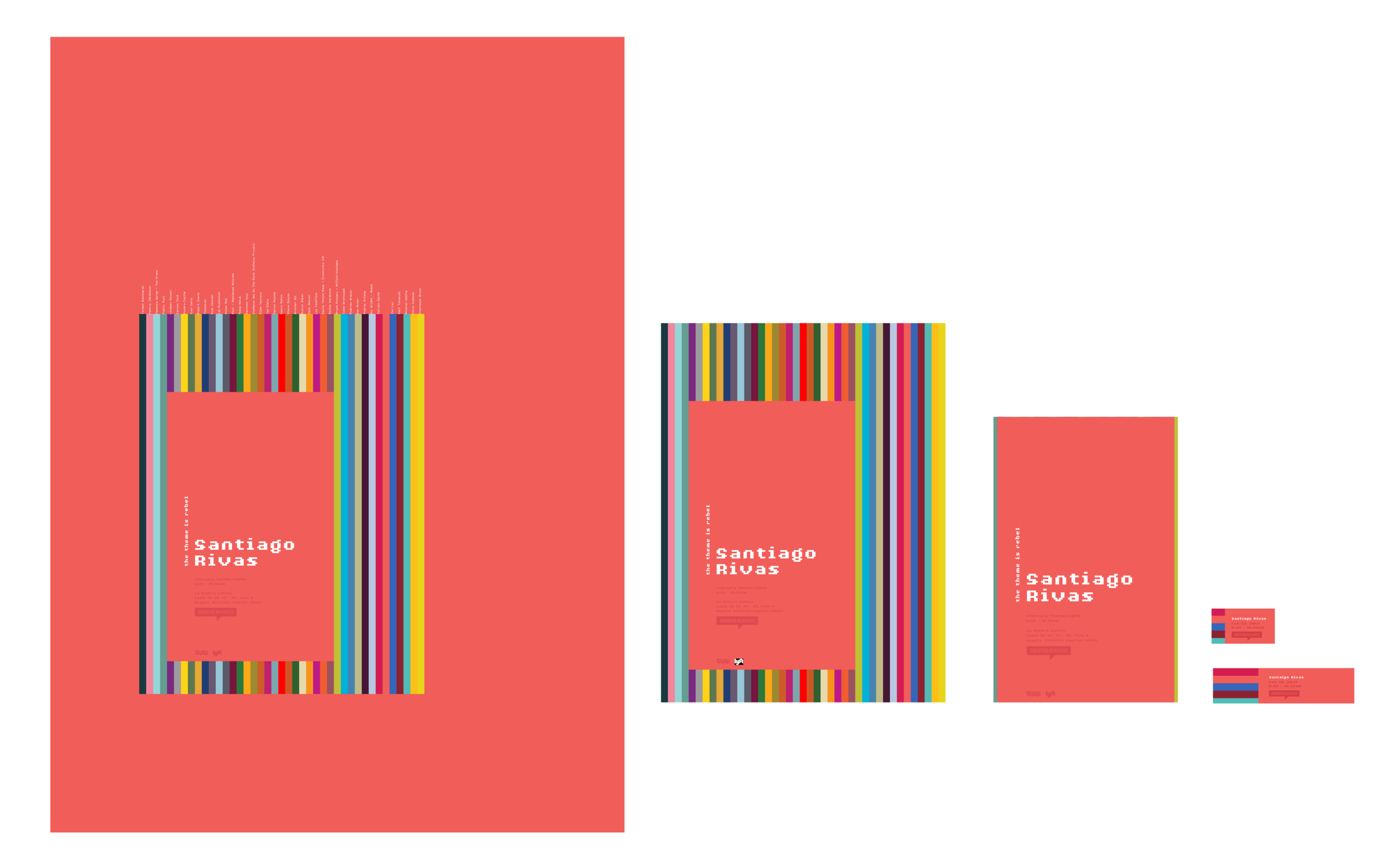 36"x50" poster, 18"x24" poster, 11"x17" poster, 180px by 150px web banner, 250px by 150px web banner